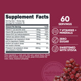 Nutricost Electrolyte Complex, polvo de uva para mezclar con agua.