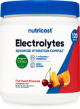Nutricost Electrolyte Complex polvo sabor Fruta Punch, fuente de hidratación para tus entrenos.