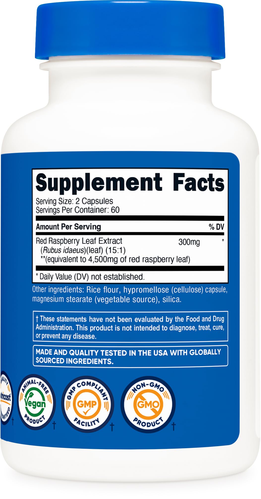 Nutricost etiqueta nutricional clara para comparar fácilmente