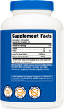 Nutricost gelatina con silice, etiqueta clara y certificados de calidad.