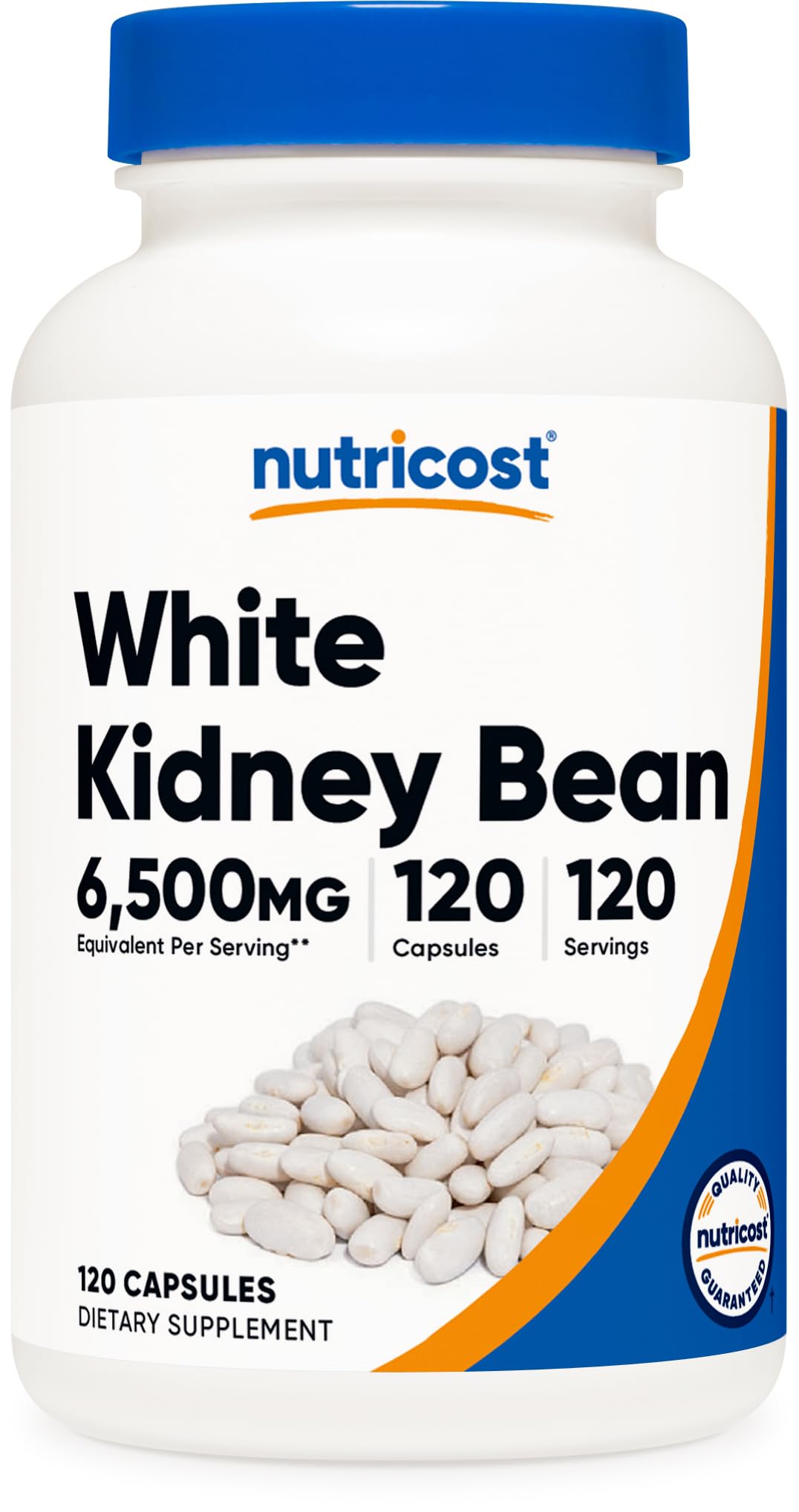 Nutricost extracto de alubia blanca en botella, apoyo a una ingesta equilibrada de carbohidratos