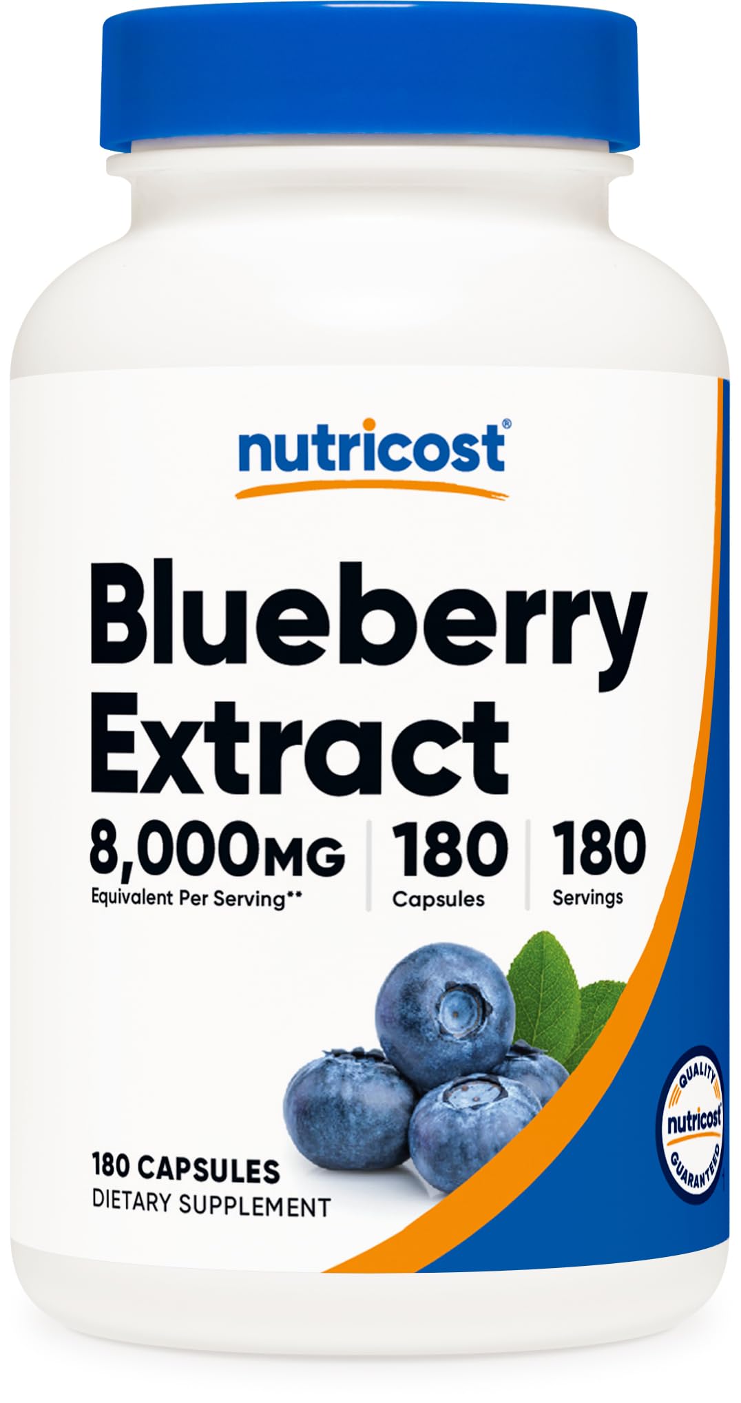 Nutricost extracto de arándano en botella para consumo diario