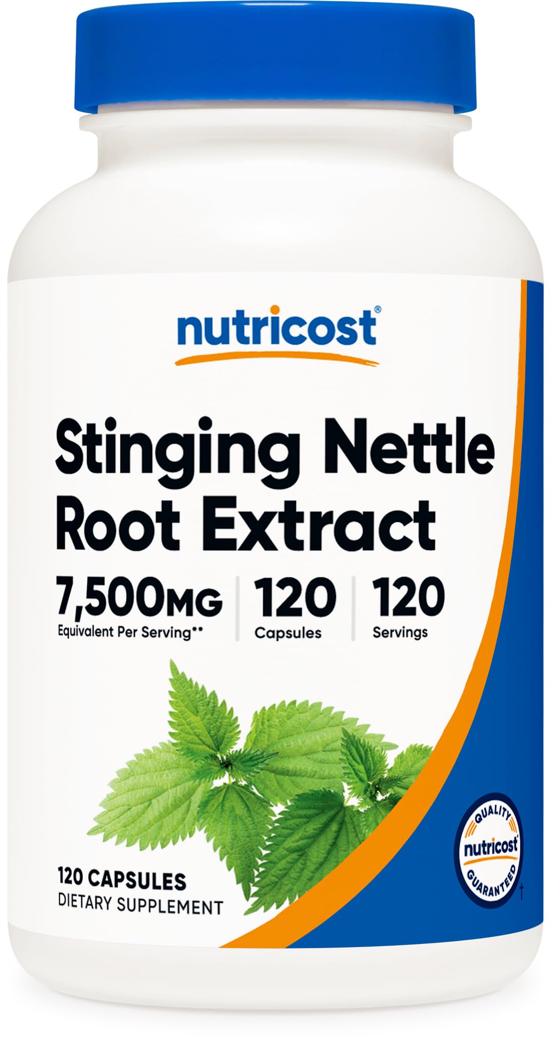 Nutricost extracto de raíz de ortiga en botella, opción vegetariana para uso diario