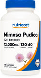 Nutricost Extracto de Semilla Mimosa Pudica en frasco para bienestar a base de plantas.