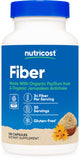 Nutricost Fibra cápsulas, botella: apoyo posible a la digestión diaria.