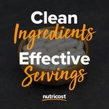 Nutricost Glucosamina Sulfato 1500 mg, tabla nutricional, referencia rápida