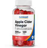 Nutricost gomitas vinagre de manzana en bote, snack diario conveniente.
