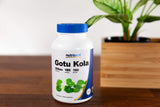 Frente del envase Nutricost Gotu Kola, etiqueta clara