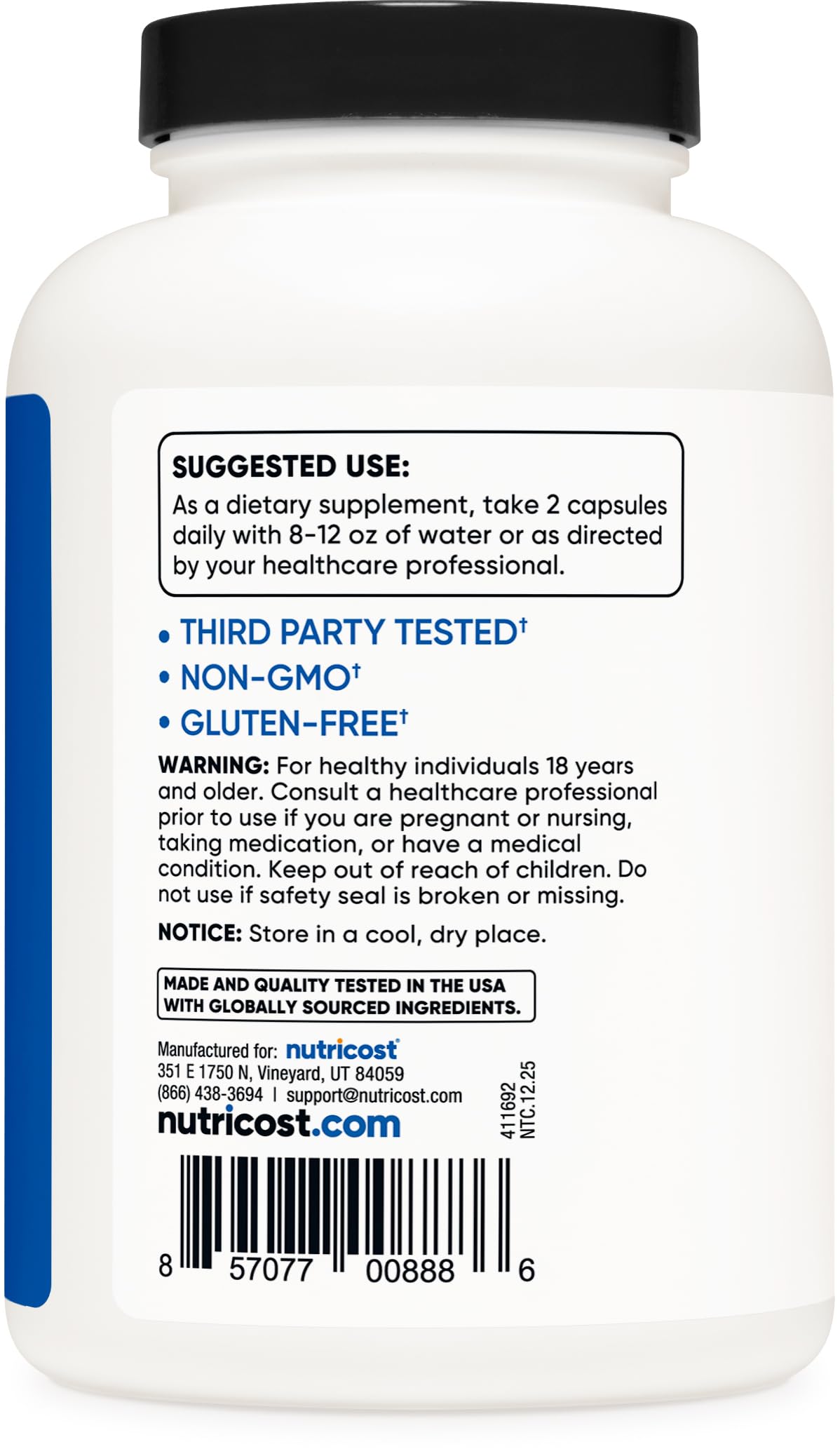 Nutricost HMB: en gimnasio, apoyo a la rutina de entrenamiento.