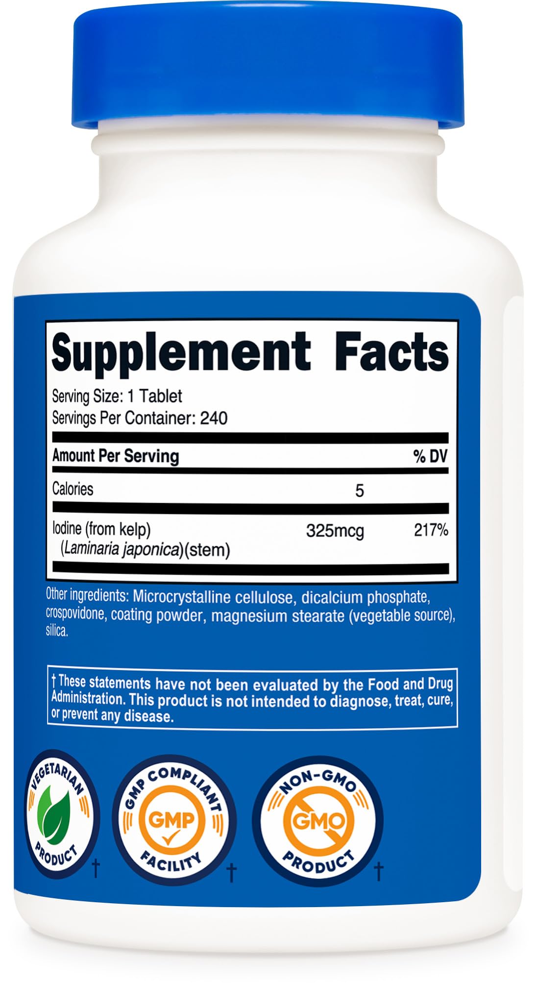 Nutricost Kelp Tablets: dosis diaria sugerida para tu rutina.