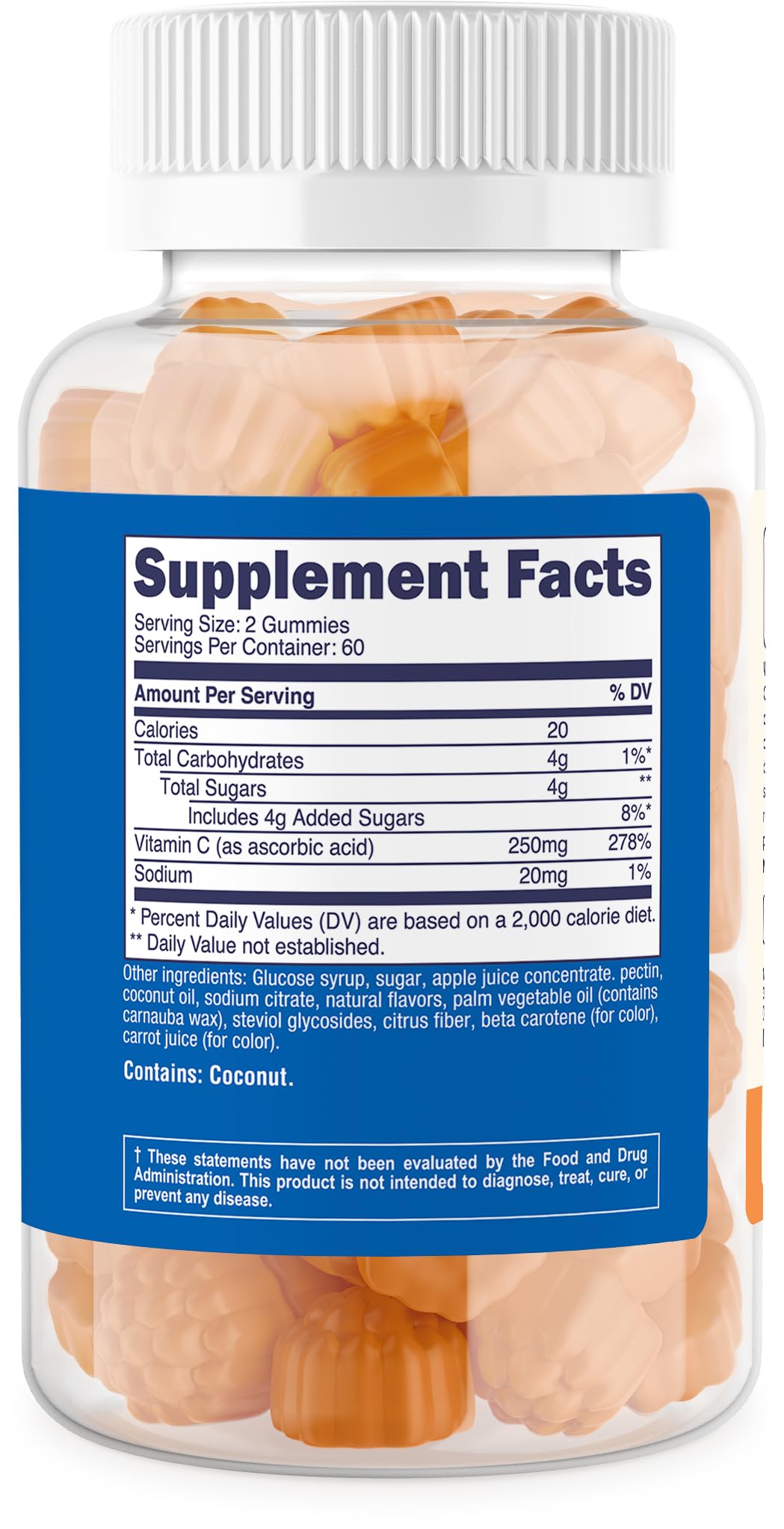Nutricost Gomitas Vitamina C, libre de gluten para niños