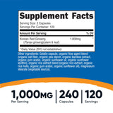 Nutricost Ginseng Coreano, cápsulas de 500 mg por toma