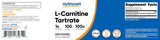 Nutricost L-Carnitina Tartrato Polvo, preparado para tus rutinas diarias.