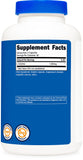 Nutricost L-Citrulline 1500mg dosis, cápsula de 750 mg por porción.