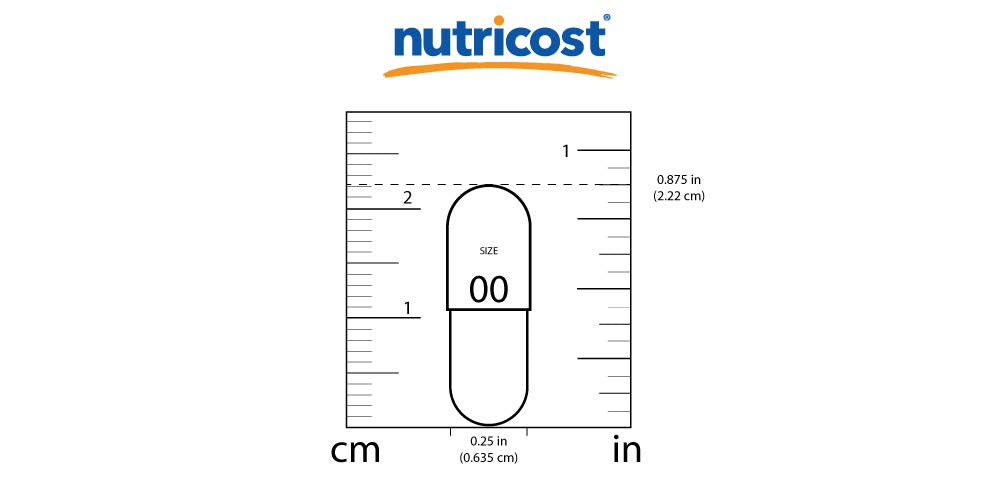 Nutricost L-Lisina, cápsulas en blister para uso diario cómodo.
