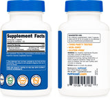 Nutricost L-Metilfolato 15 mg: etiqueta trasera con información de calidad