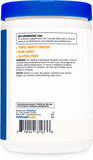 Nutricost L-Proline, etiqueta clara de ingredientes y compatibilidad con dietas libres de OGM.