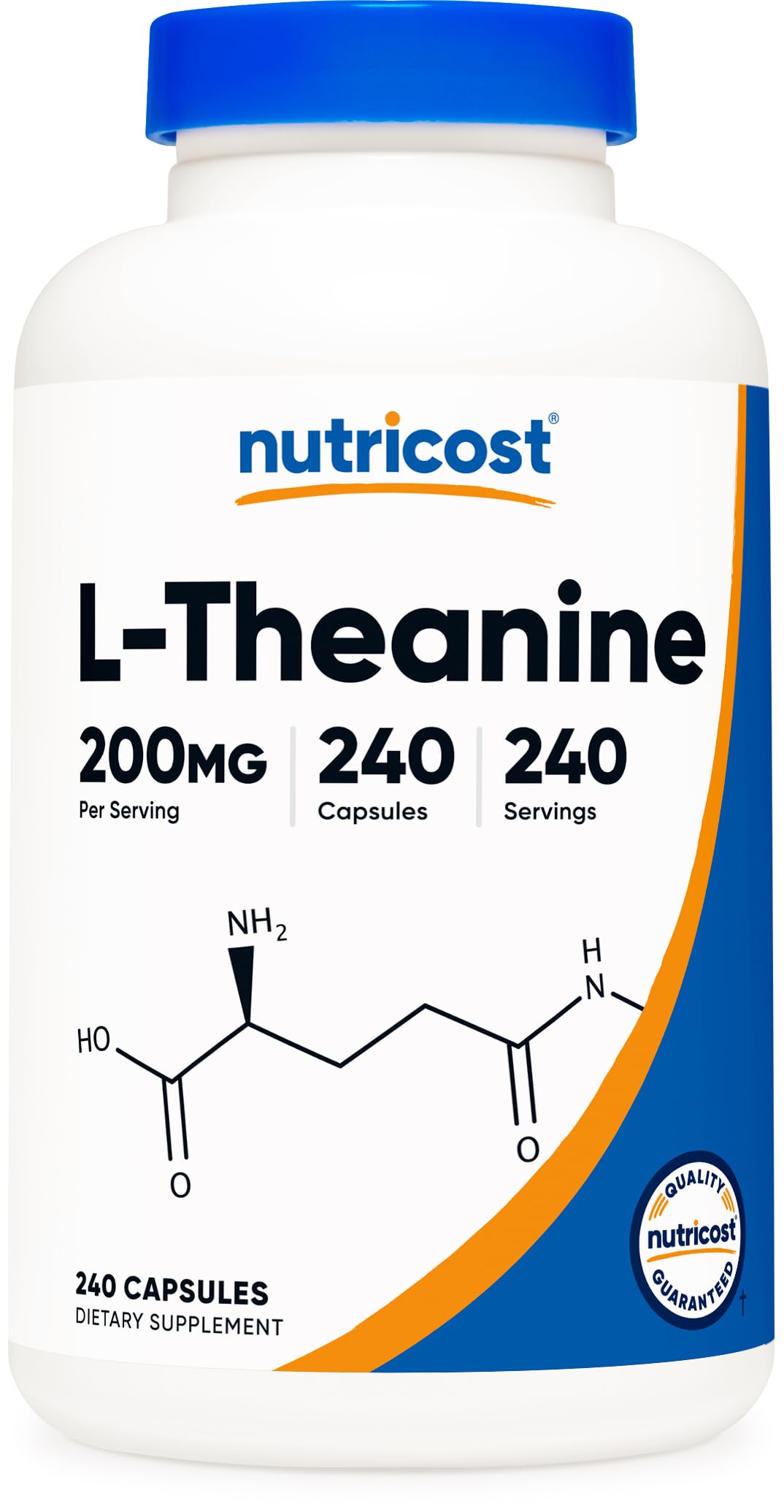 Nutricost L-Theanine 200 mg cápsulas: enfoque suave para estudiar con claridad.