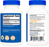 Empaque de Nutricost Levadura Roja 1200 mg, caja transparente para revisar ingredientes