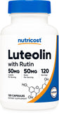 Nutricost Luteolina Rutina: botella frente para dosis diaria