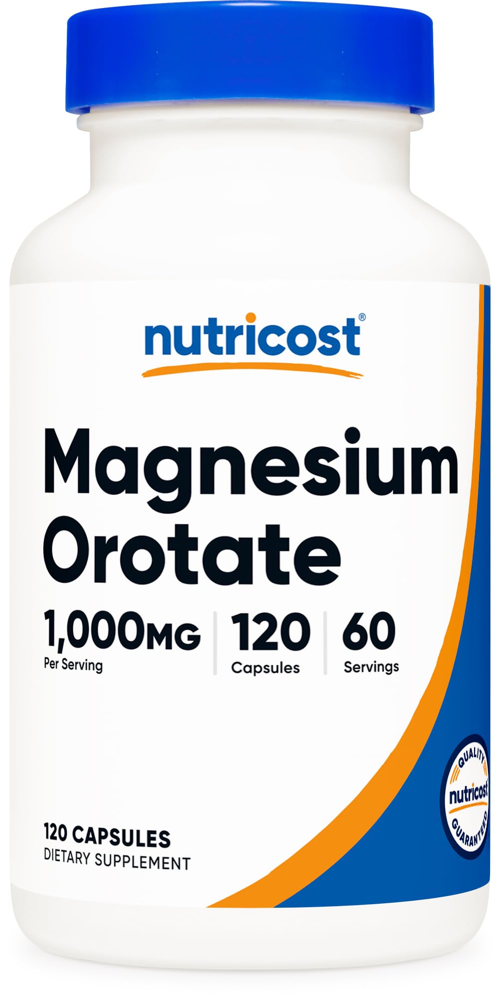 Nutricost Magnesio Orotato botella 1000 mg, apoyo diario para el bienestar