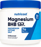 Nutricost sales de BHB de magnesio, bote de 250 g, ideal para cetosis