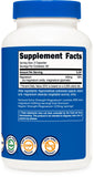 Nutricost Magnesium+ Extra Strength, infografía de nutrientes; destaca 420 mg por porción.