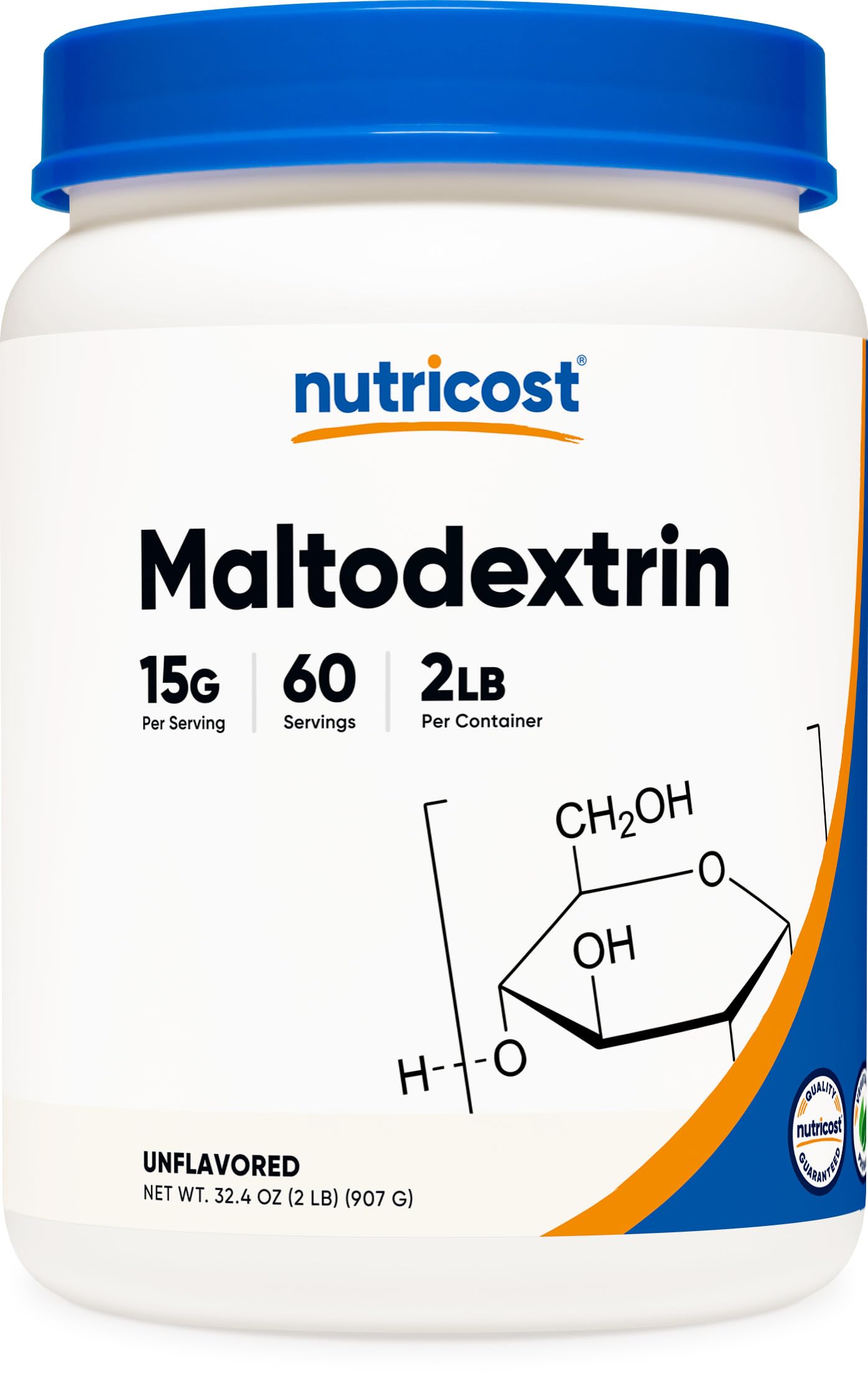 Nutricost Maltodextrin: polvo de 2libras para batidos energéticos.