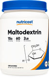 Nutricost Maltodextrin: polvo de 2libras para batidos energéticos.