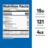 Nutricost Maltodextrin en polvo con dosificador visible para medir porciones.