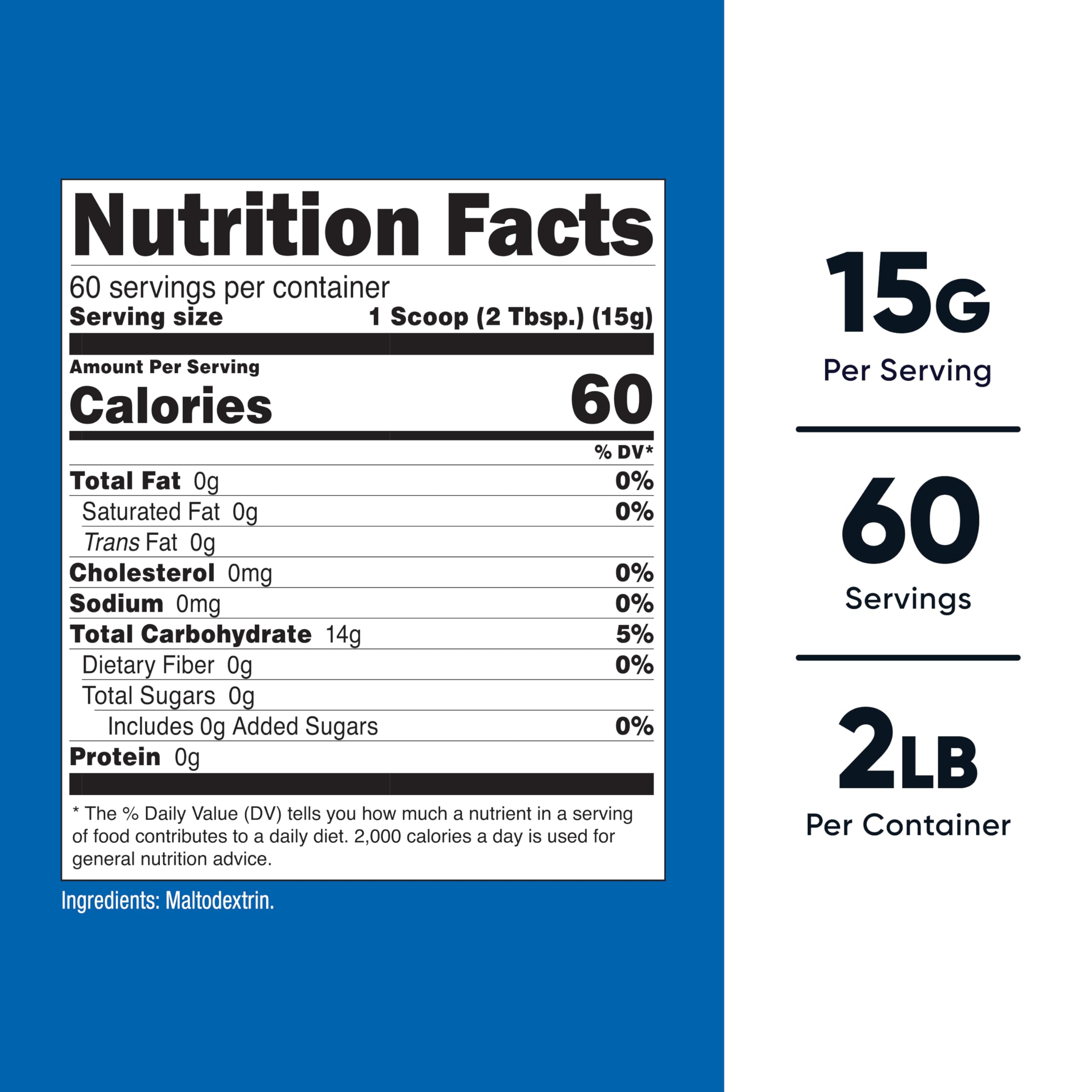 Nutricost Maltodextrin: uso pre-entreno para energía sostenida durante entrenamientos.