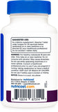 Tabletas Nutricost Melatonina 5 mg disolución bajo la lengua para uso nocturno.