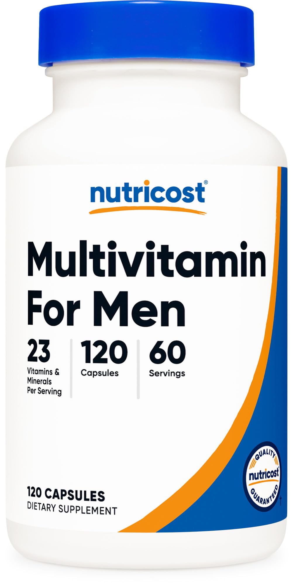 Nutricost Multivitamin Hombre, botella: soporte diario de vitalidad para hombres.