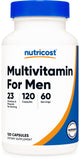 Nutricost Multivitamin Hombre, botella: soporte diario de vitalidad para hombres.
