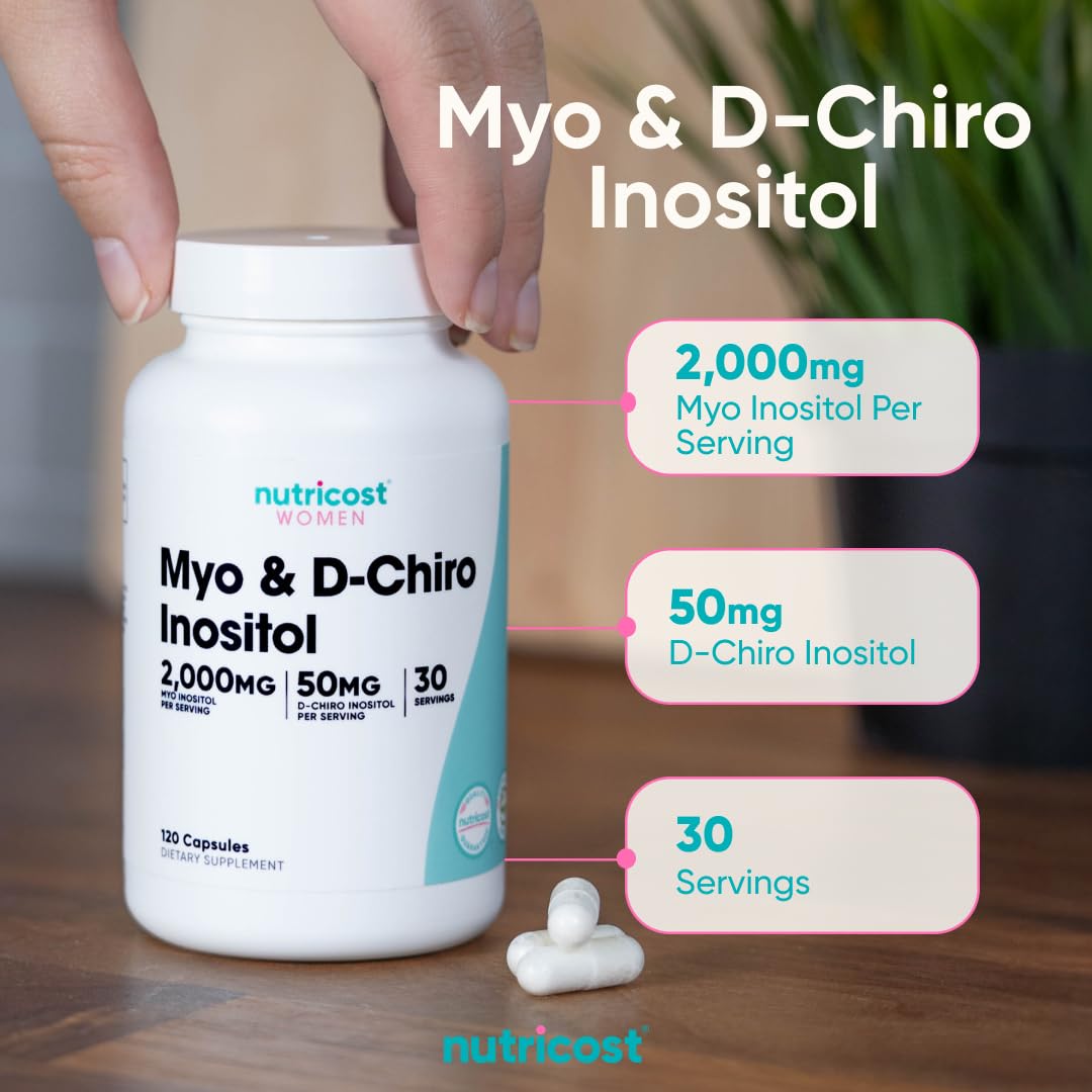 Nutricost Myo Inositol certificado NSF, garantiza calidad y trazabilidad.