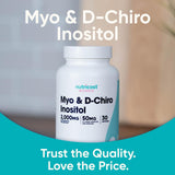 Nutricost Myo Inositol etiqueta sin OGM, opción ética y transparente.