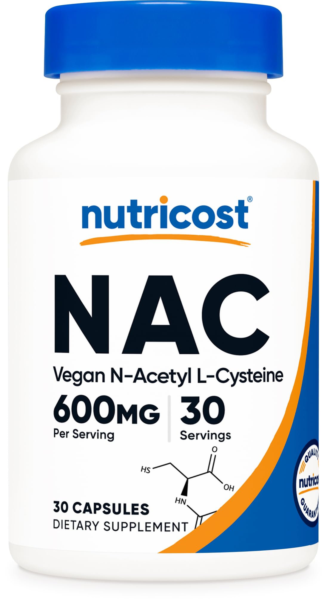 Nutricost NAC: cápsulas veganas para uso diario
