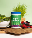 Nutricost Verdes Orgánicos Frambuesa Mixta, preparación rápida de bebida