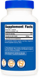 Lista de ingredientes Nutricost Ox Bile: libre de OGM y gluten.