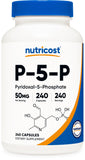 Nutricost P5P cápsulas de 50 mg para uso diario