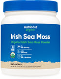 Nutricost polvo organico mus irlandes en bote, opción natural para recetas diarias