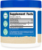 Polvo de shiitake orgánico Nutricost de 4 oz, perfecto para añadir sabor.