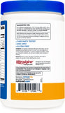 Nutricost Pre-entrenamiento durazno-mango etiqueta que indica calidad.