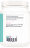 Nutricost Pre-entrenamiento mujer, etiqueta de ingredientes y certificaciones de calidad.