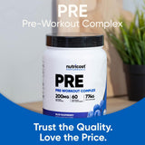 Etiqueta Nutricost con certificación NSF-GMP, calidad verificada.