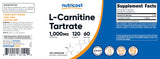 Nutricost L-Carnitina Tartrato pre-entreno ligero