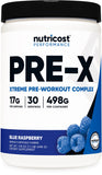 Nutricost Pre-X Extremo: bote visible, energía para entrenamientos más intensos.