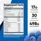 Nutricost Pre-X Extremo, cuchara medidora, dosificación precisa para rendimiento.