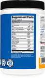 Envase de Nutricost Pre-X Xtreme durazno mango dispensando la mezcla