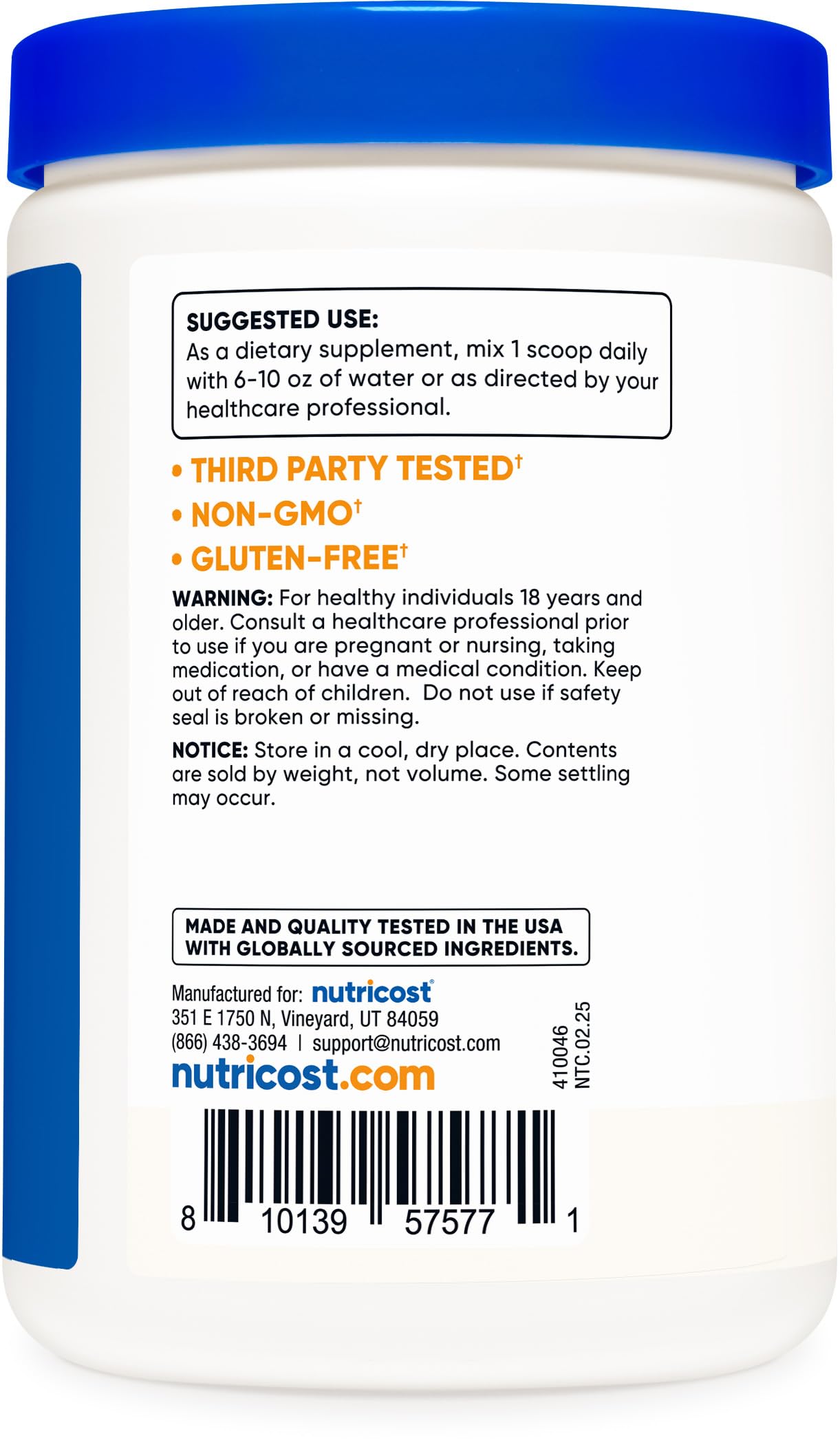 Nutricost fibra prebiótica sin sabor en yogur, añade fibra sin cambiar el sabor.